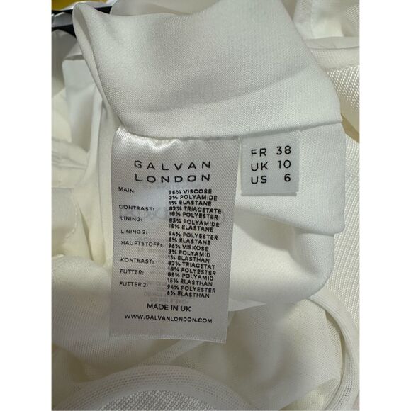 GALVAN Barcelona Sleeveless Flared Jumpsuit Size US6 $1895 - Picture 10 of 10